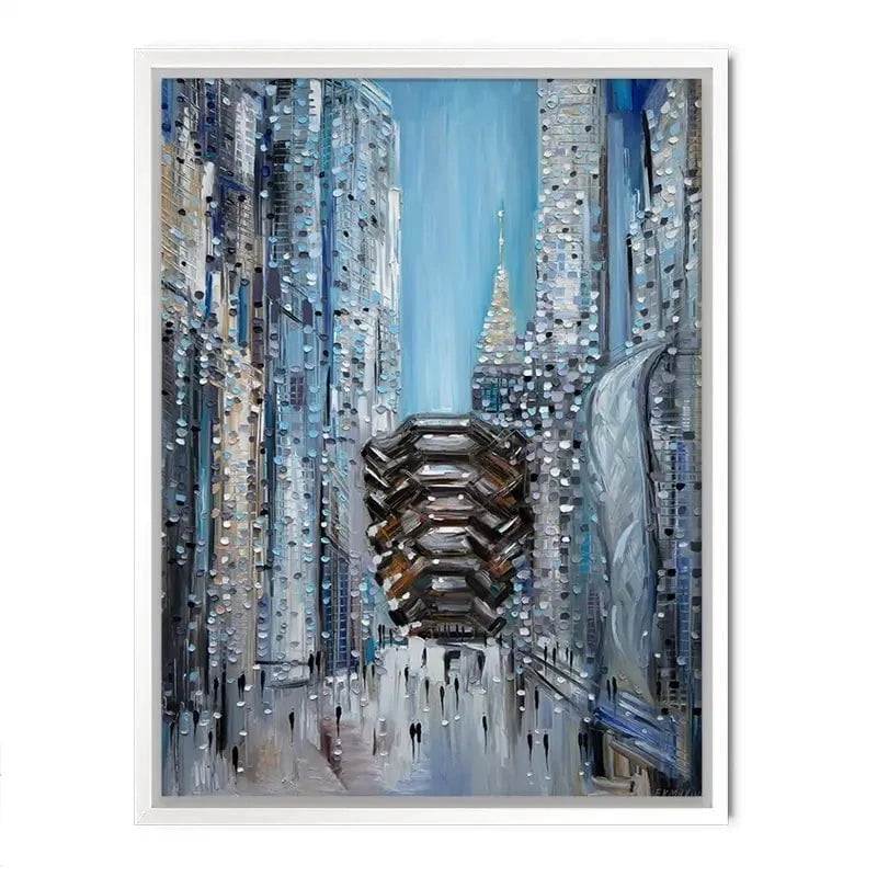 Hudson Yards Canvas Print Hudson Yards Canvas Print wall art product Ekaterina Ermilkina