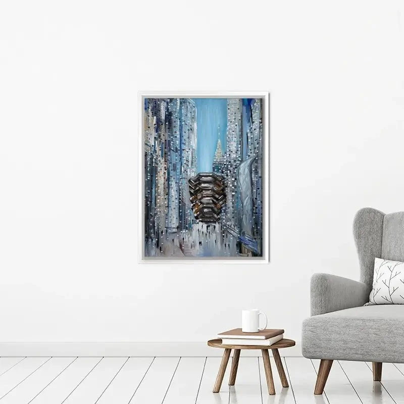 Hudson Yards Canvas Print Hudson Yards Canvas Print wall art product Ekaterina Ermilkina
