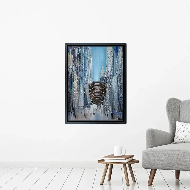 Hudson Yards Canvas Print Hudson Yards Canvas Print wall art product Ekaterina Ermilkina