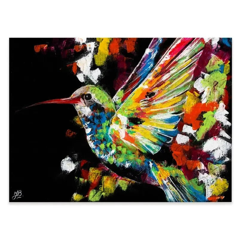 Hummingbird Canvas Print Hummingbird Canvas Print wall art product Jackie Bridges