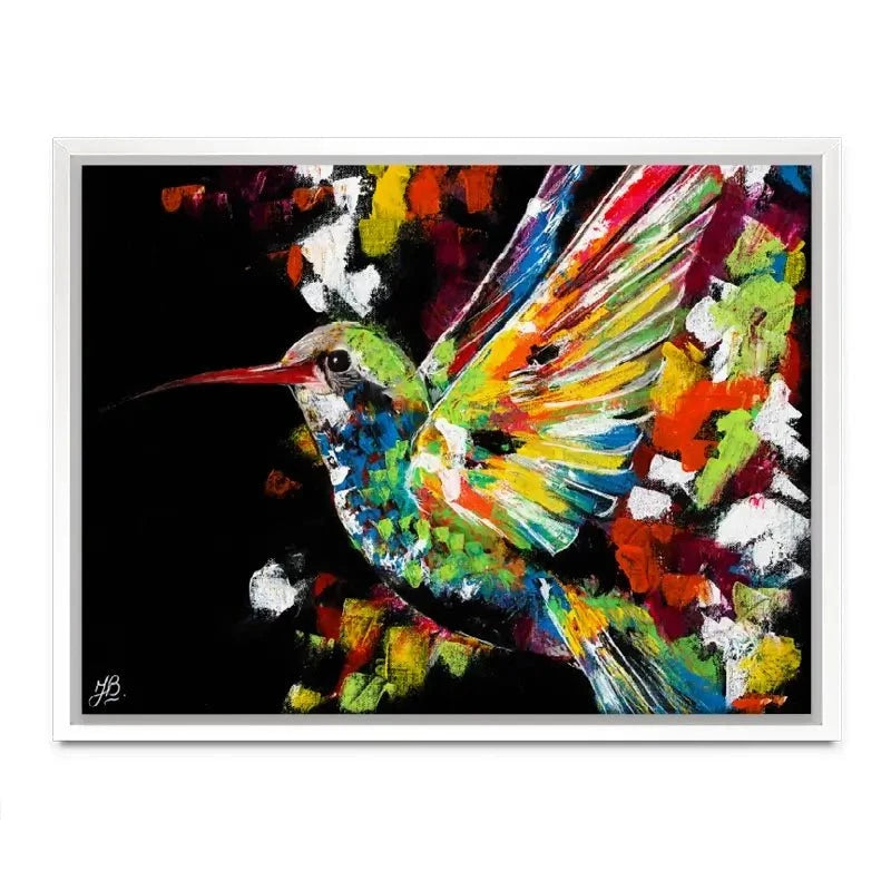 Hummingbird Canvas Print Hummingbird Canvas Print wall art product Jackie Bridges