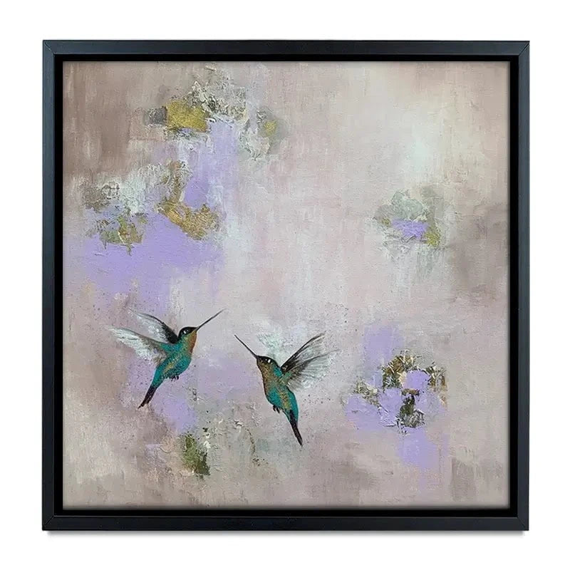 Hummingbirds Delight Canvas Print Hummingbirds Delight Canvas Print wall art product Laure Bury