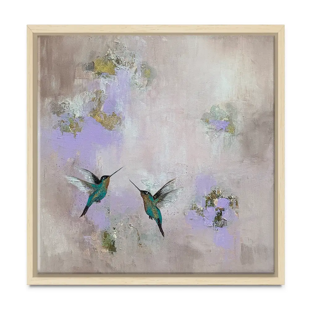 Hummingbirds Delight Canvas Print Hummingbirds Delight Canvas Print wall art product Laure Bury