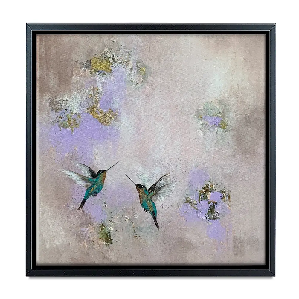 Hummingbirds Delight Canvas Print Hummingbirds Delight Canvas Print wall art product Laure Bury