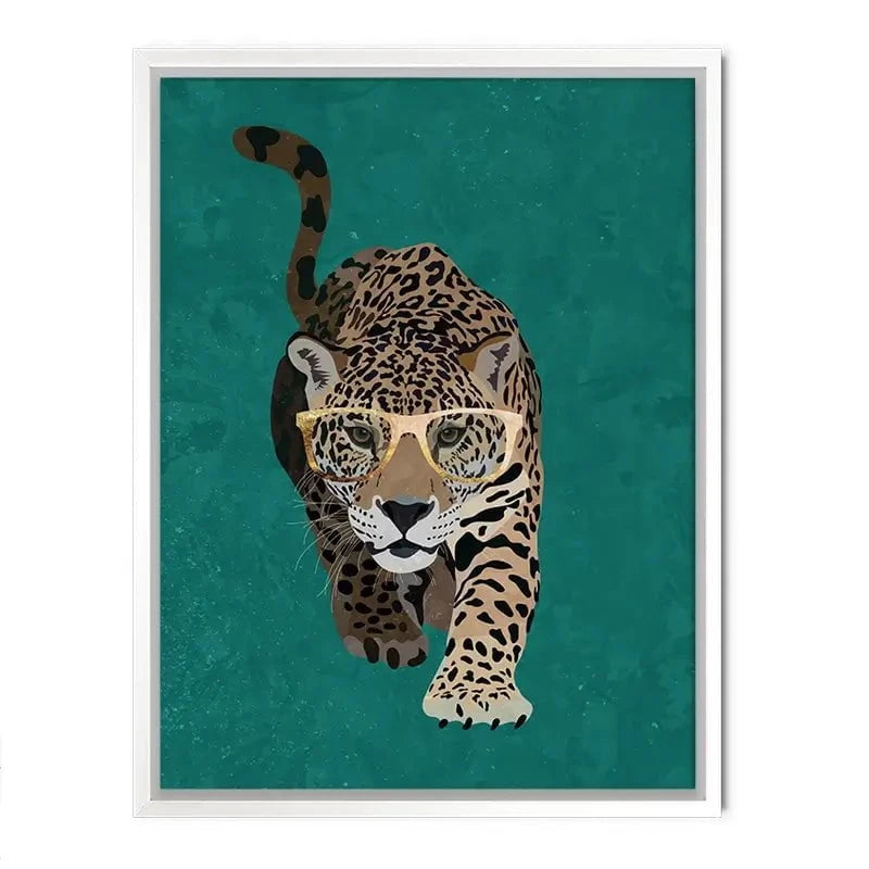 Hunting Leopard Canvas Print Hunting Leopard Canvas Print wall art product Sarah Manovski