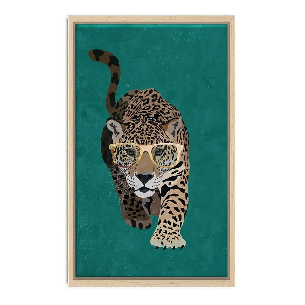 Hunting Leopard Canvas Print Hunting Leopard Canvas Print wall art product Sarah Manovski