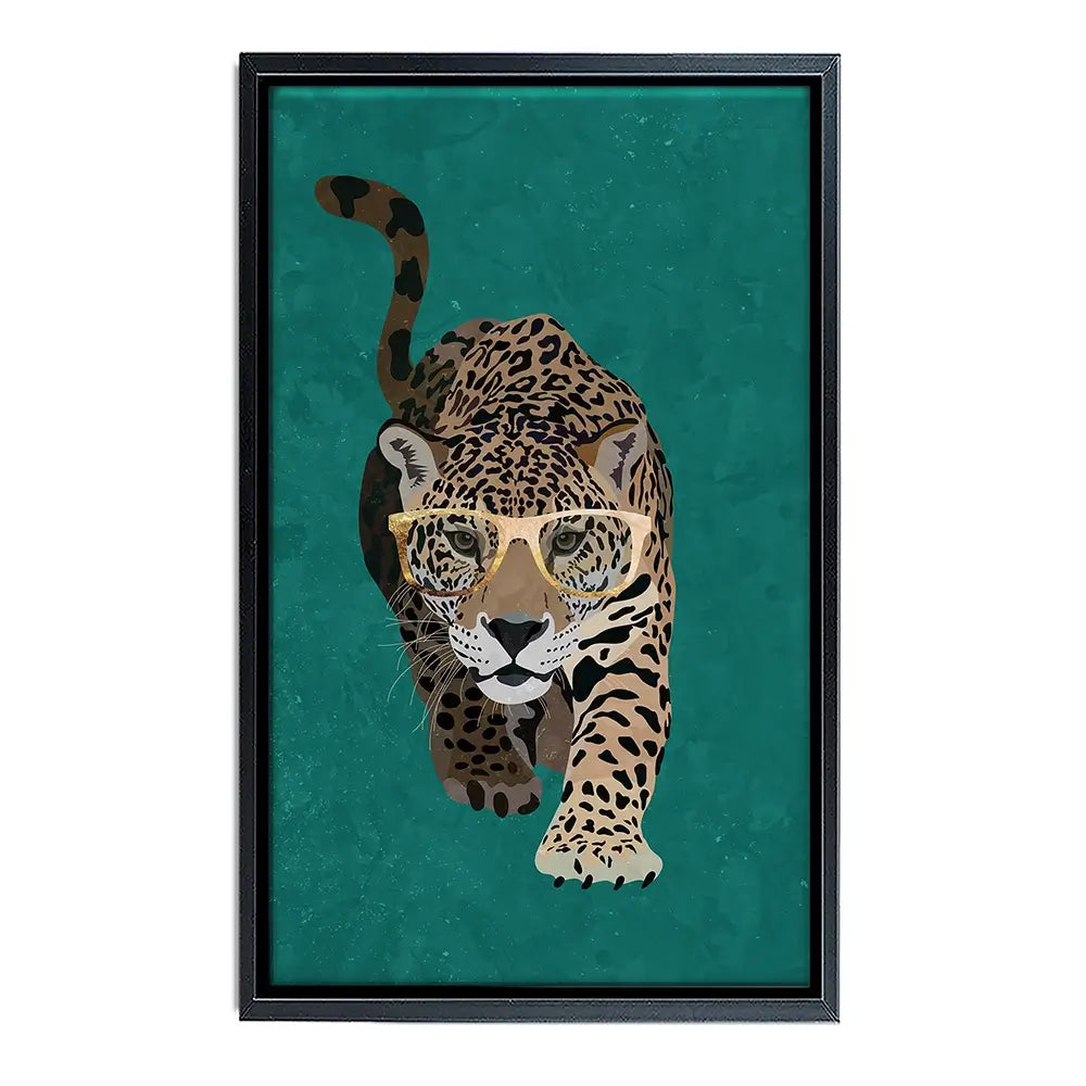 Hunting Leopard Canvas Print Hunting Leopard Canvas Print wall art product Sarah Manovski
