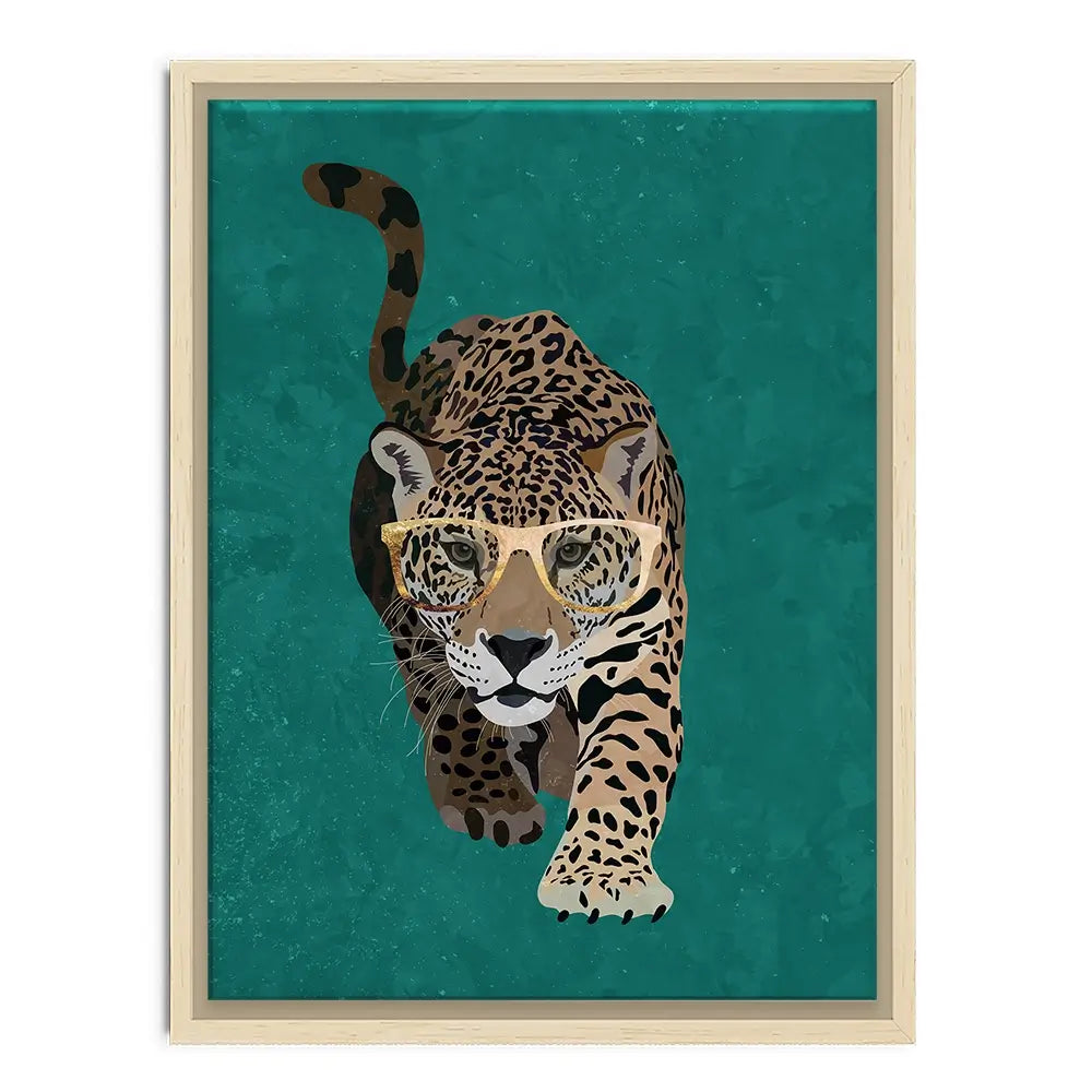 Hunting Leopard Canvas Print Hunting Leopard Canvas Print wall art product Sarah Manovski