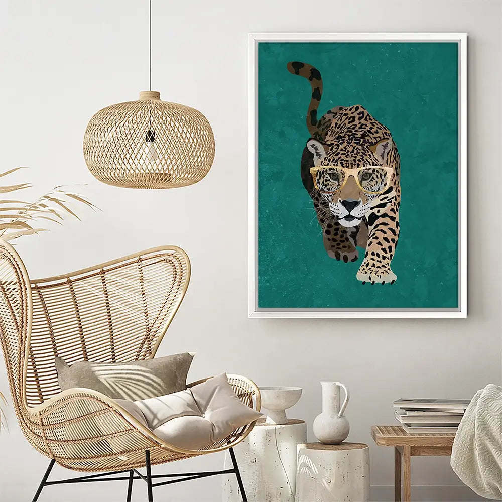 Hunting Leopard Canvas Print Hunting Leopard Canvas Print wall art product Sarah Manovski