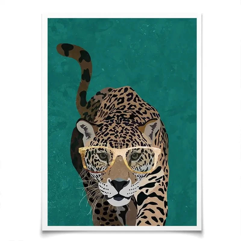 Hunting Leopard Close Up Art Print Hunting Leopard Close Up Art Print wall art product Sarah Manovski