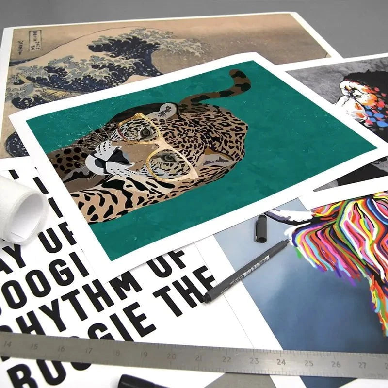 Hunting Leopard Close Up Art Print Hunting Leopard Close Up Art Print wall art product Sarah Manovski