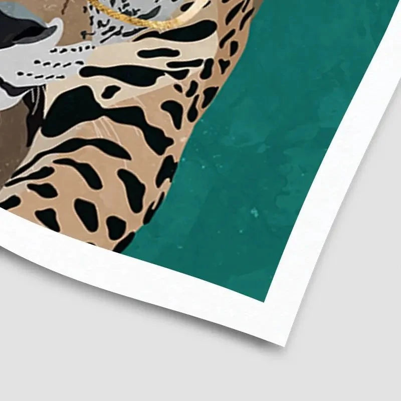 Hunting Leopard Close Up Art Print Hunting Leopard Close Up Art Print wall art product Sarah Manovski