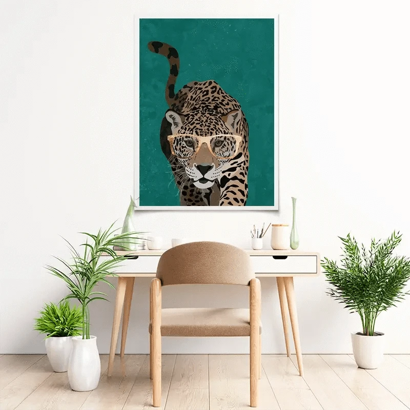 Hunting Leopard Close Up Art Print Hunting Leopard Close Up Art Print wall art product Sarah Manovski