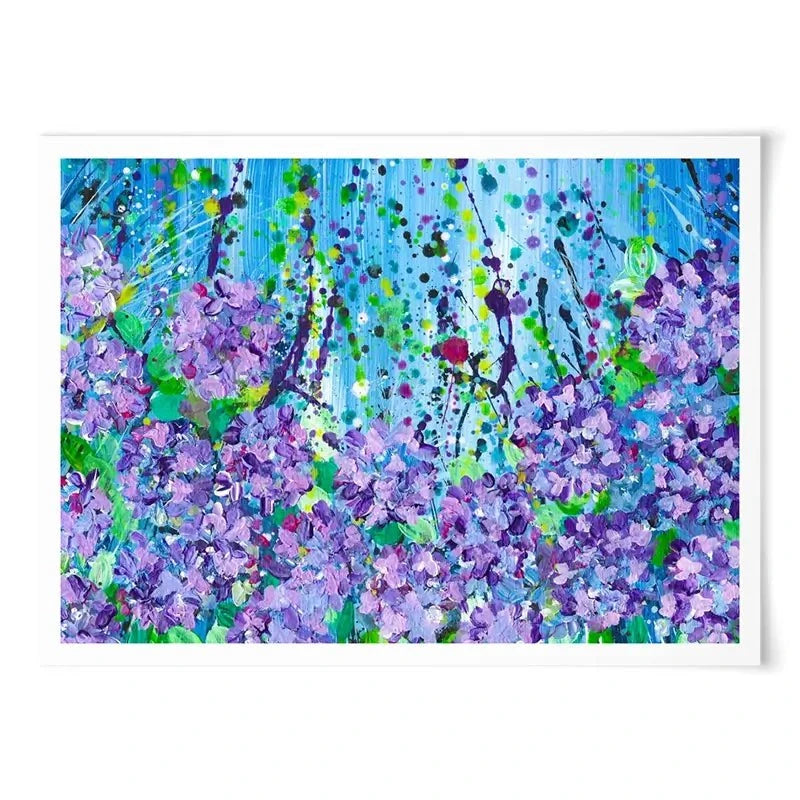 Hydrangeas Art Print Hydrangeas Art Print wall art product Emma LC Art