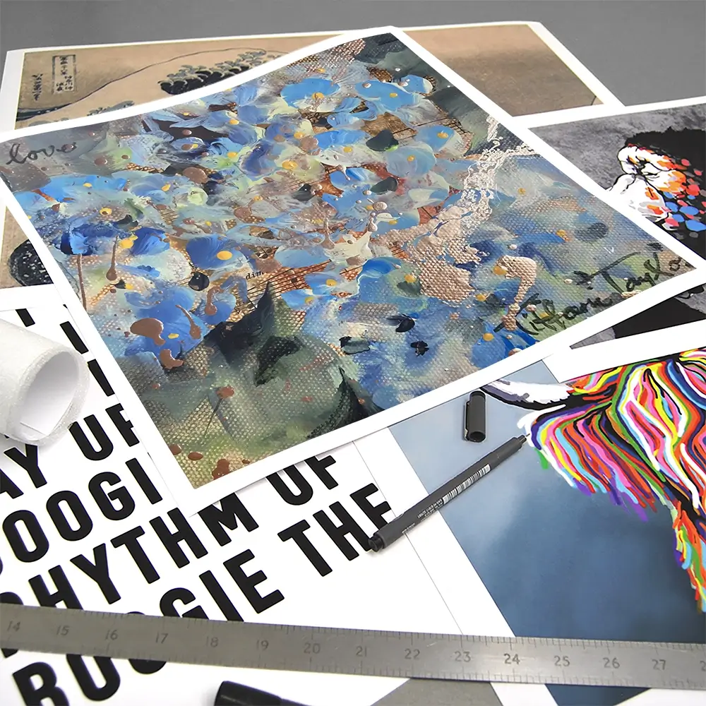 Hydrangeas Love Square Art Print Hydrangeas Love Square Art Print wall art product Tiffani Taylor - Independent