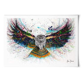 Hypnotic Twilight Owl Art Print Hypnotic Twilight Owl Art Print wall art product Ashvin Harrison