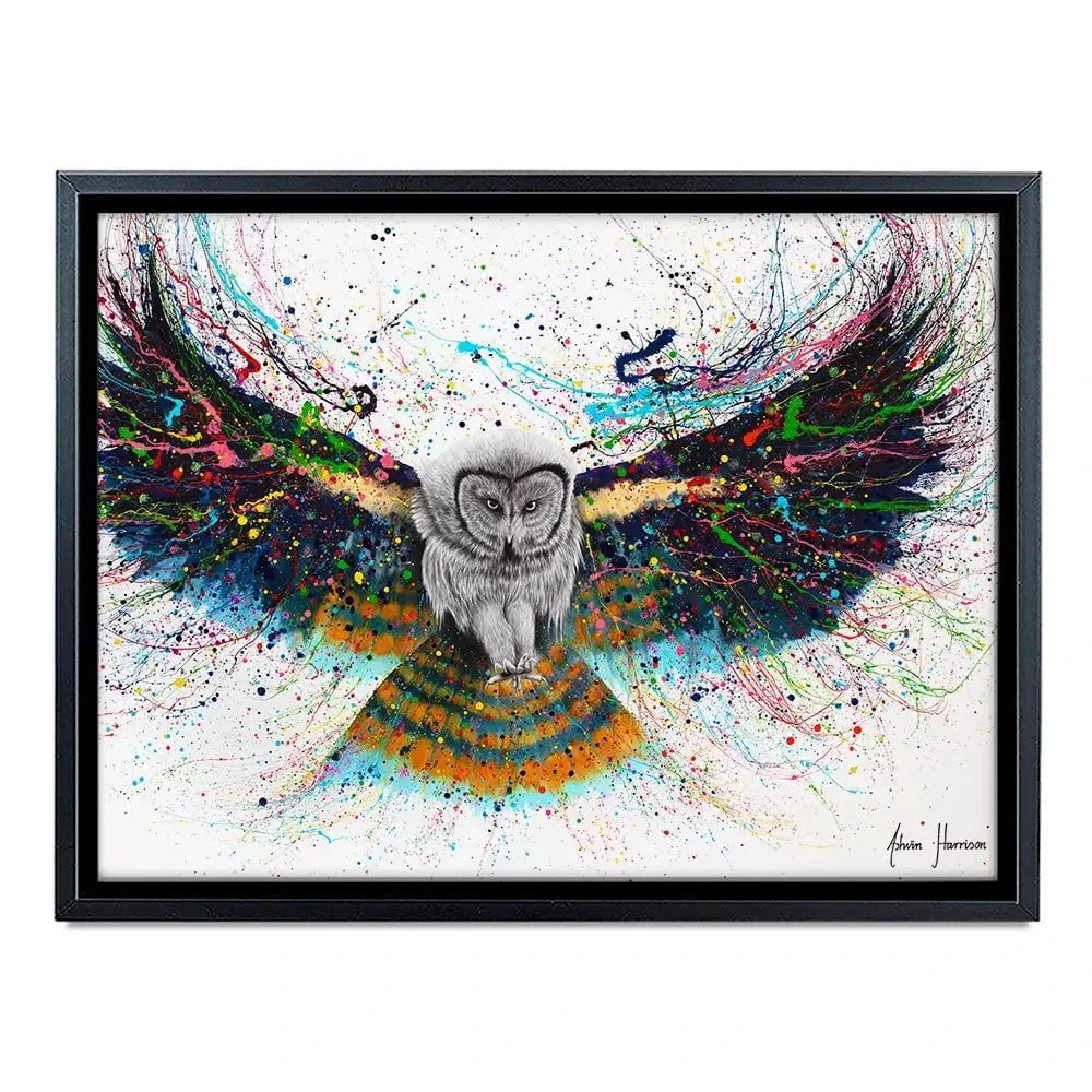 Hypnotic Twilight Owl Canvas Print Hypnotic Twilight Owl Canvas Print wall art product Ashvin Harrison