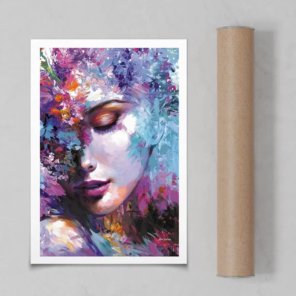 I Fall Into You, Again And Again Art Print I Fall Into You, Again And Again Art Print wall art product Leon Devenice