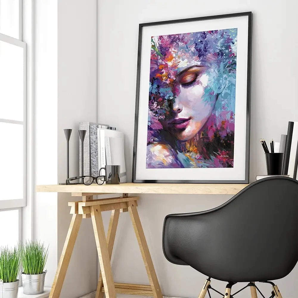 I Fall Into You, Again And Again Framed Art Print I Fall Into You, Again And Again Framed Art Print wall art product Leon Devenice