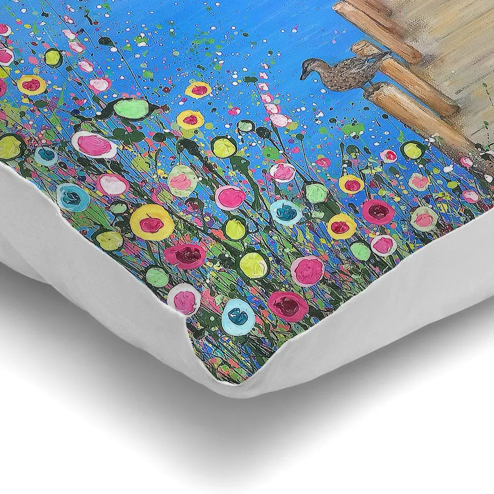 I Lost My Heart At The Lake Cushion I Lost My Heart At The Lake Cushion wall art product Jo Gough