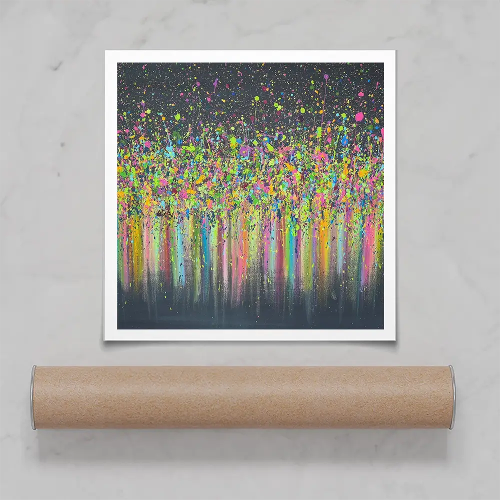 I'm Happiest With You Square Art Print I'm Happiest With You Square Art Print wall art product Art Print Shop