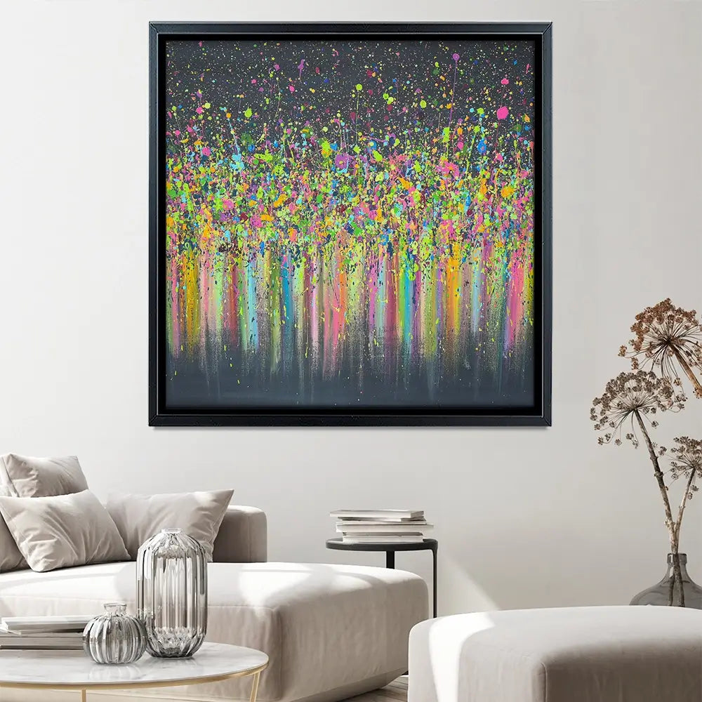I'm Happiest With You Square Canvas Print I'm Happiest With You Square Canvas Print wall art product Art Print Shop