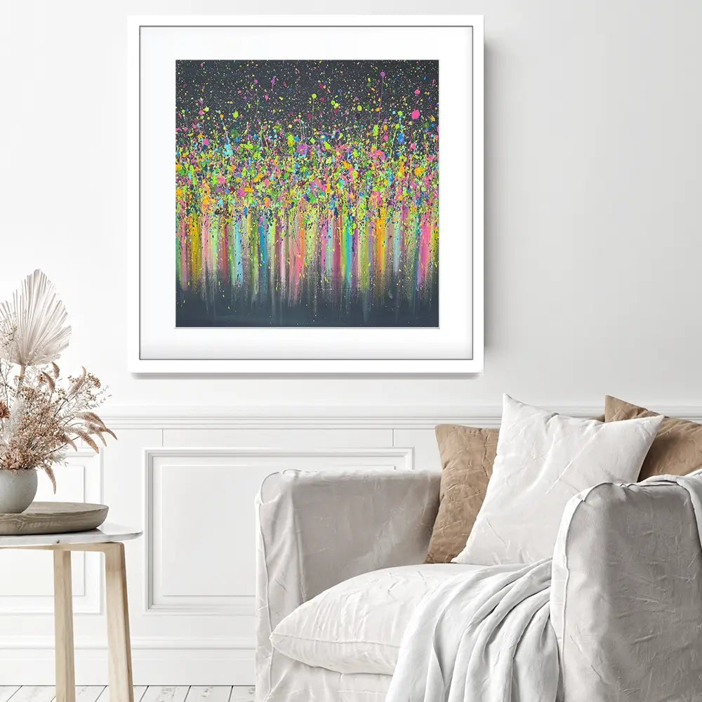I'm Happiest With You Square Framed Art Print I'm Happiest With You Square Framed Art Print wall art product Art Print Shop