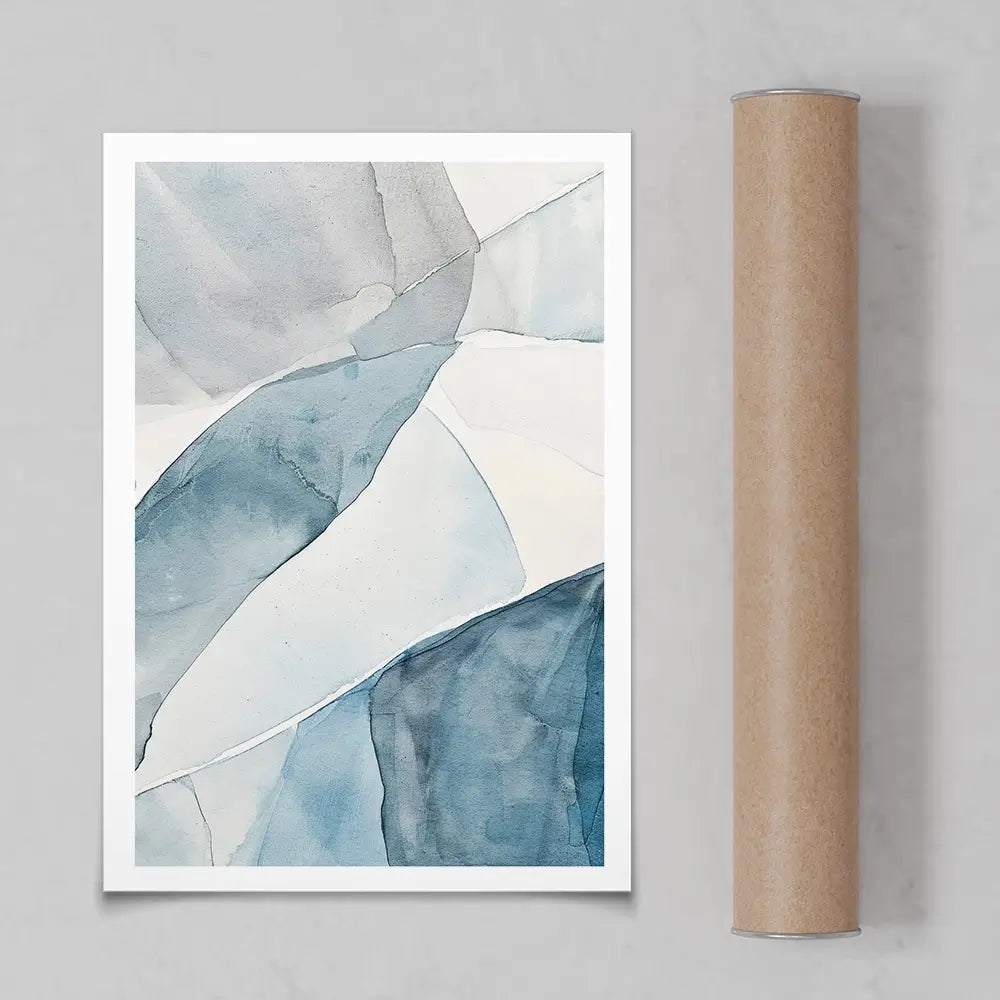 Ice Lines Art Print Ice Lines Art Print wall art product Treechild