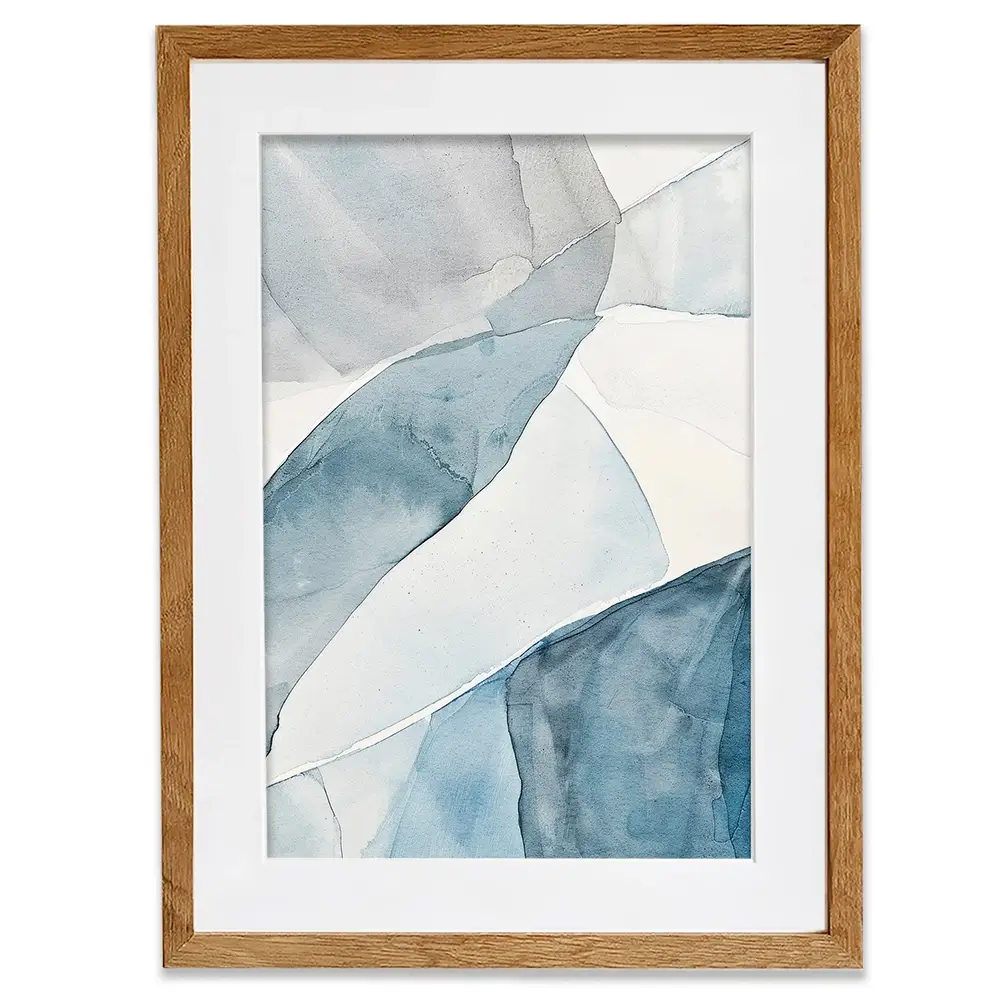 Ice Lines Framed Art Print Ice Lines Framed Art Print wall art product Treechild