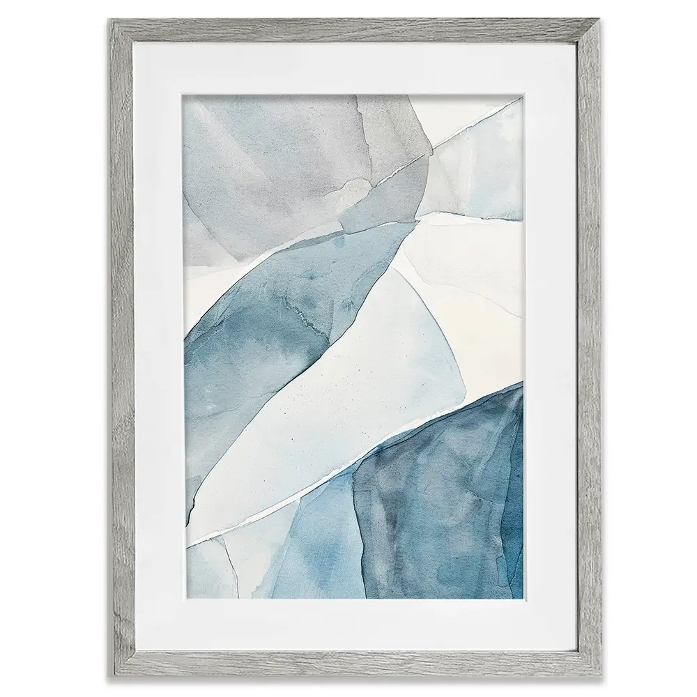 Ice Lines Framed Art Print Ice Lines Framed Art Print wall art product Treechild
