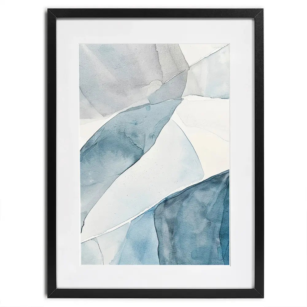 Ice Lines Framed Art Print Ice Lines Framed Art Print wall art product Treechild