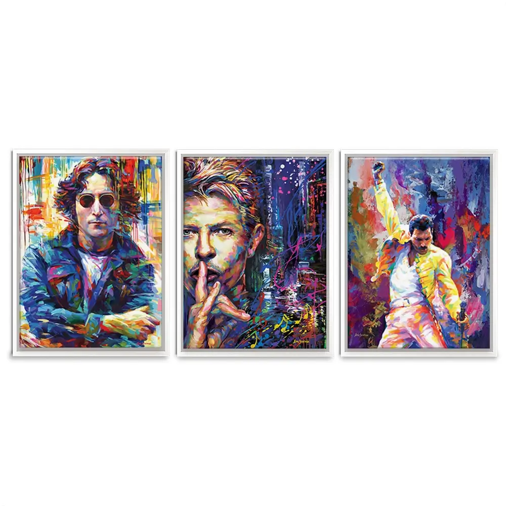 Iconic Men Trio Canvas Print Iconic Men Trio Canvas Print wall art product Leon Devenice