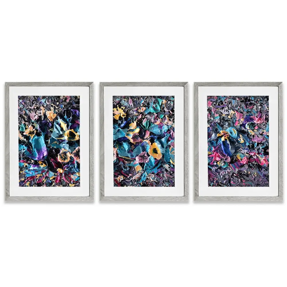 Ignite Framed Art Print Trio Ignite Framed Art Print Trio wall art product Nada Khatib