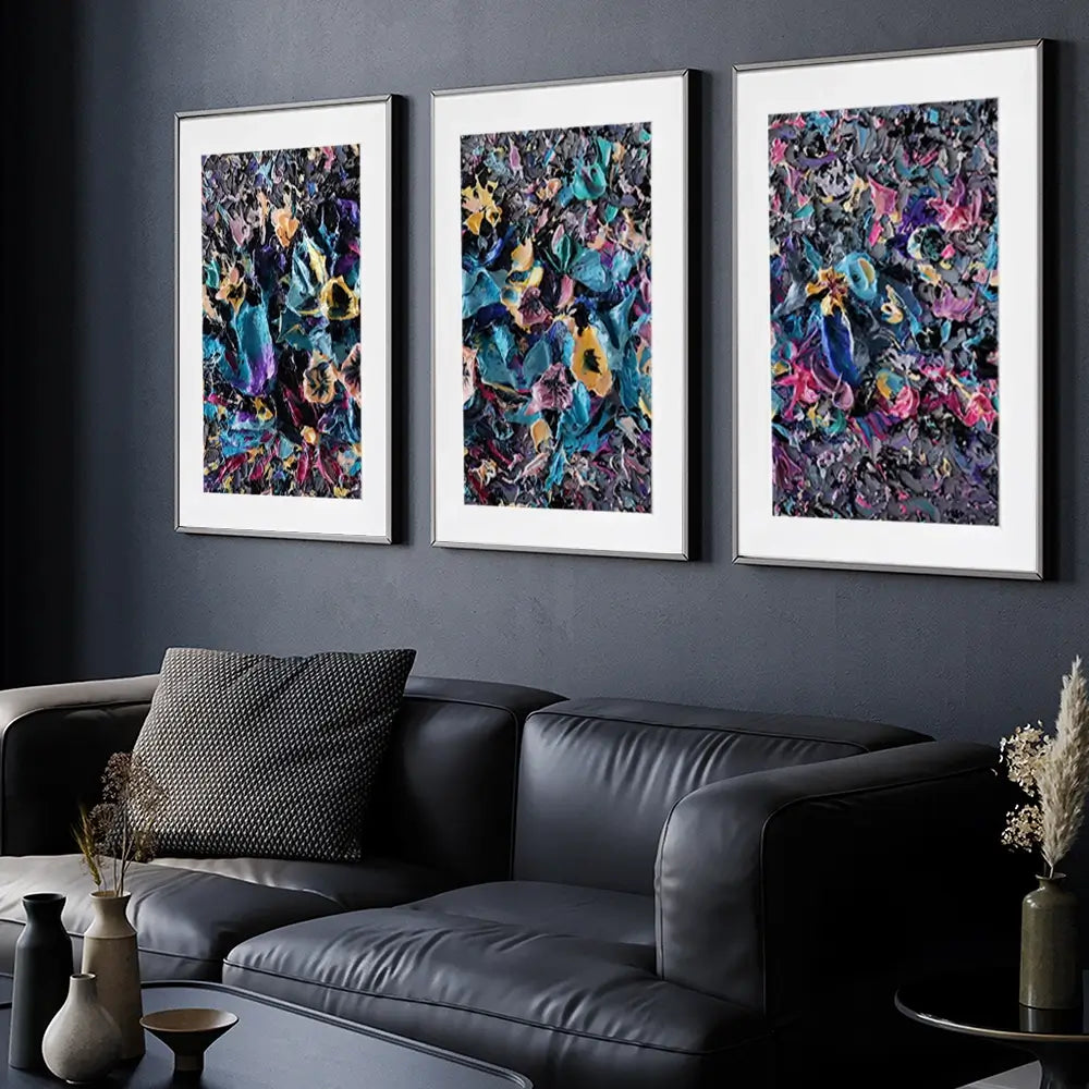 Ignite Framed Art Print Trio Ignite Framed Art Print Trio wall art product Nada Khatib
