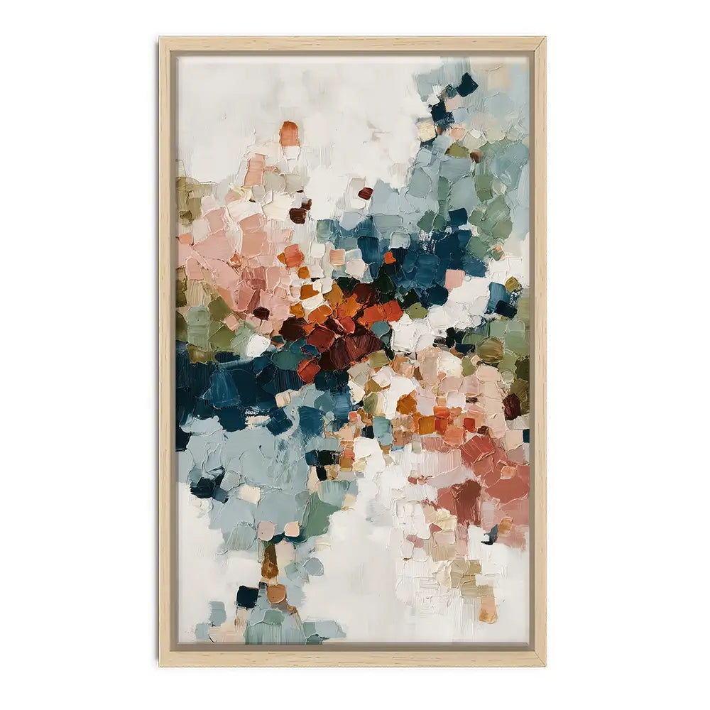Impasto Burst Canvas Print Impasto Burst Canvas Print wall art product Chromatic Storm Studio