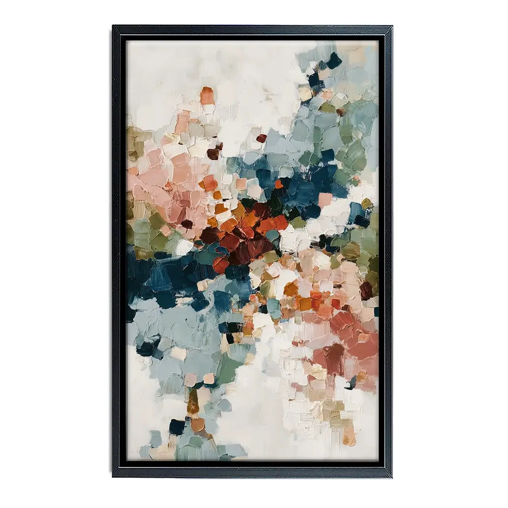 Impasto Burst Canvas Print Impasto Burst Canvas Print wall art product Chromatic Storm Studio