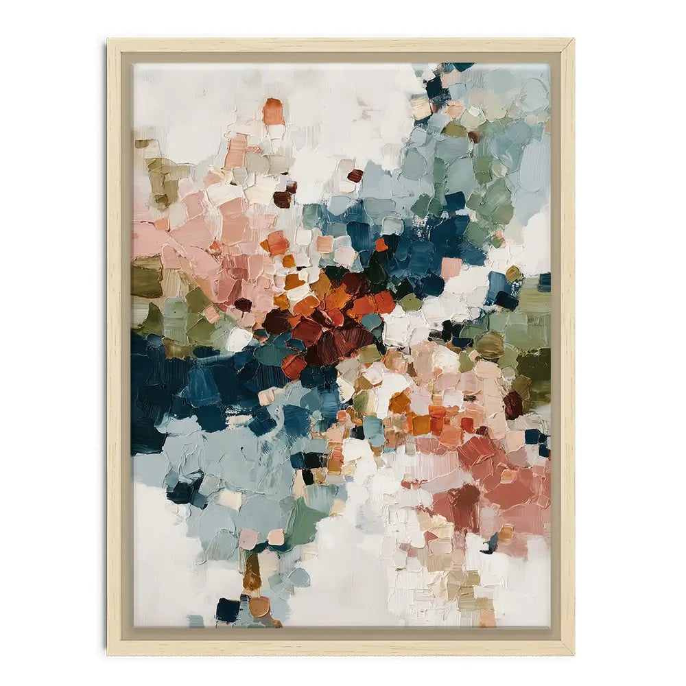 Impasto Burst Canvas Print Impasto Burst Canvas Print wall art product Chromatic Storm Studio