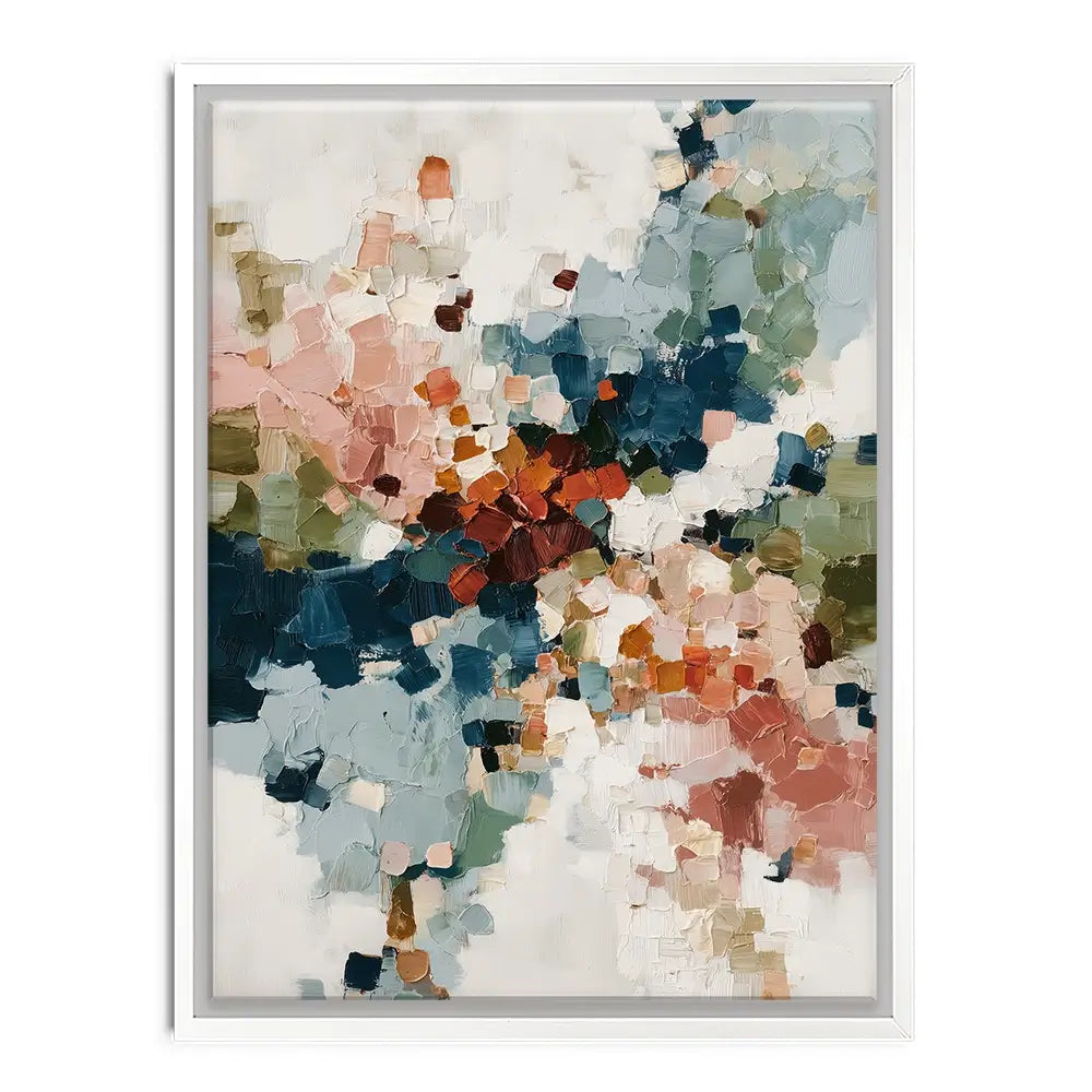 Impasto Burst Canvas Print Impasto Burst Canvas Print wall art product Chromatic Storm Studio