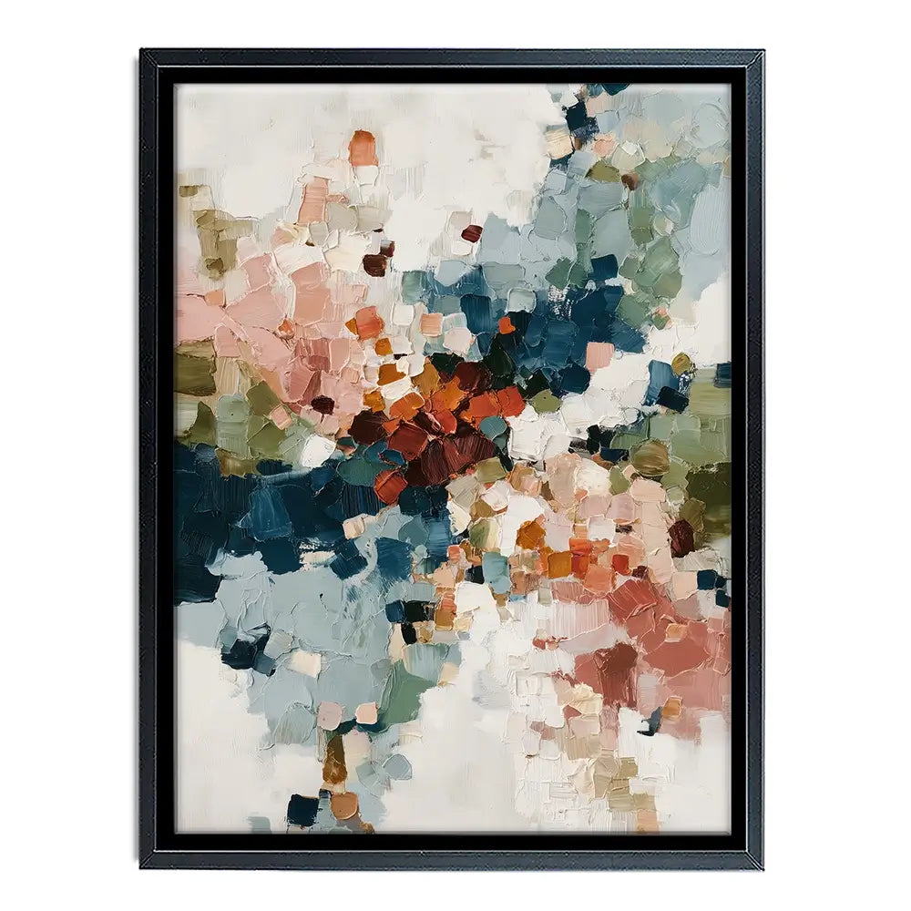 Impasto Burst Canvas Print Impasto Burst Canvas Print wall art product Chromatic Storm Studio