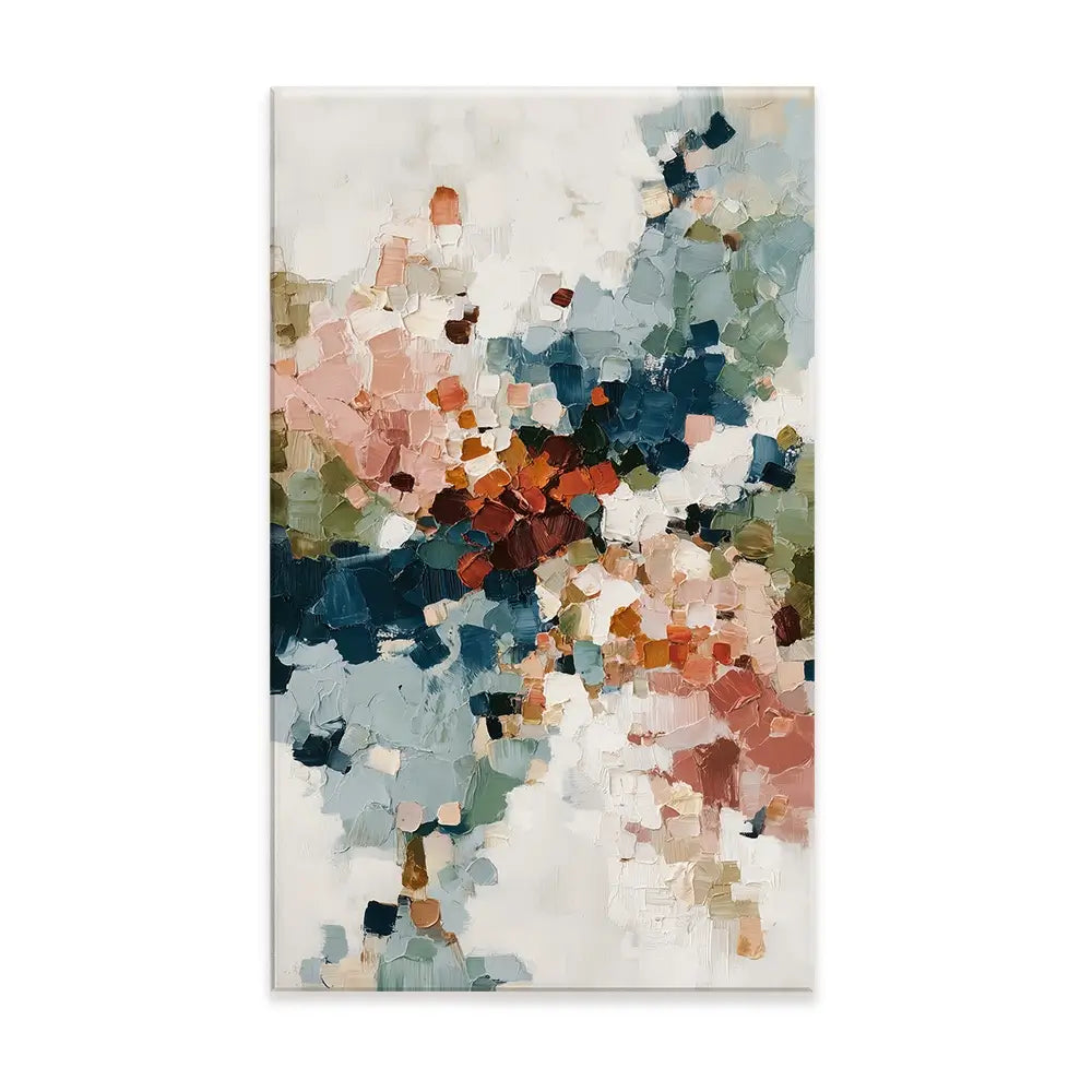 Impasto Burst Canvas Print Impasto Burst Canvas Print wall art product Chromatic Storm Studio