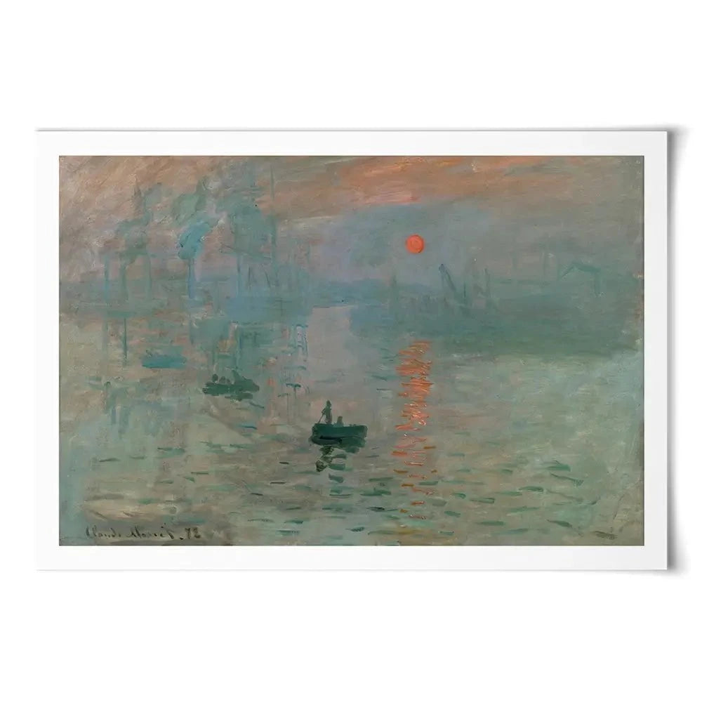 Impression, Sunrise Art Print Impression, Sunrise Art Print wall art product Claude Monet