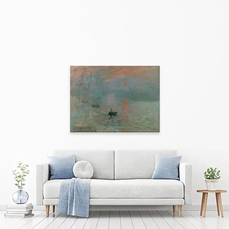 Impression, Sunrise Canvas Print Impression, Sunrise Canvas Print wall art product Claude Monet