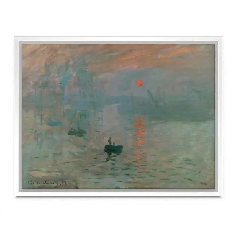 Impression, Sunrise Canvas Print Impression, Sunrise Canvas Print wall art product Claude Monet