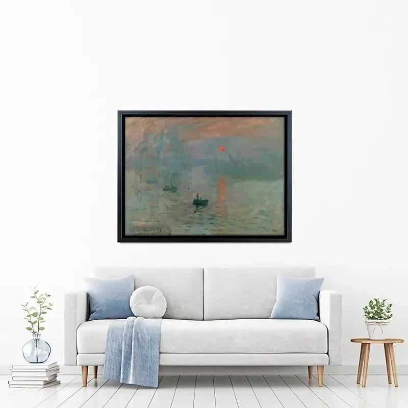 Impression, Sunrise Canvas Print Impression, Sunrise Canvas Print wall art product Claude Monet