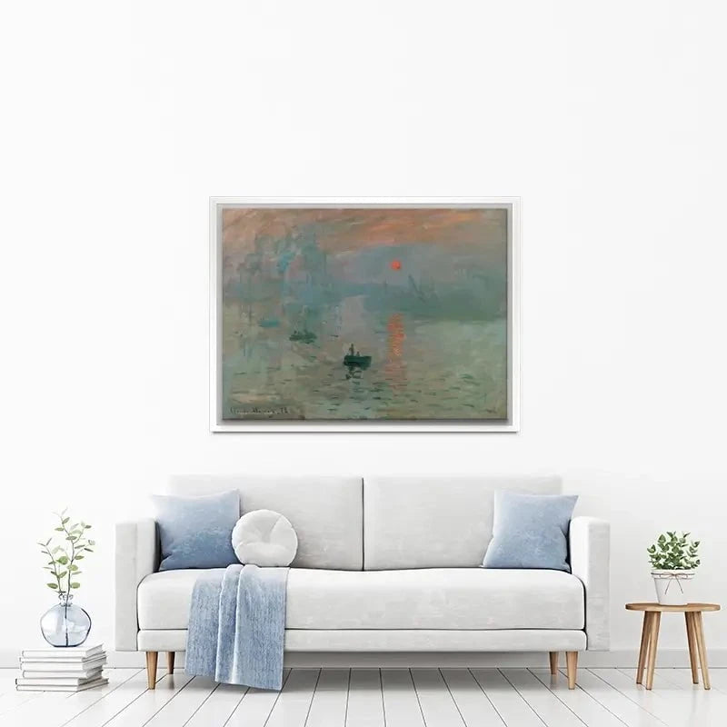 Impression, Sunrise Canvas Print Impression, Sunrise Canvas Print wall art product Claude Monet