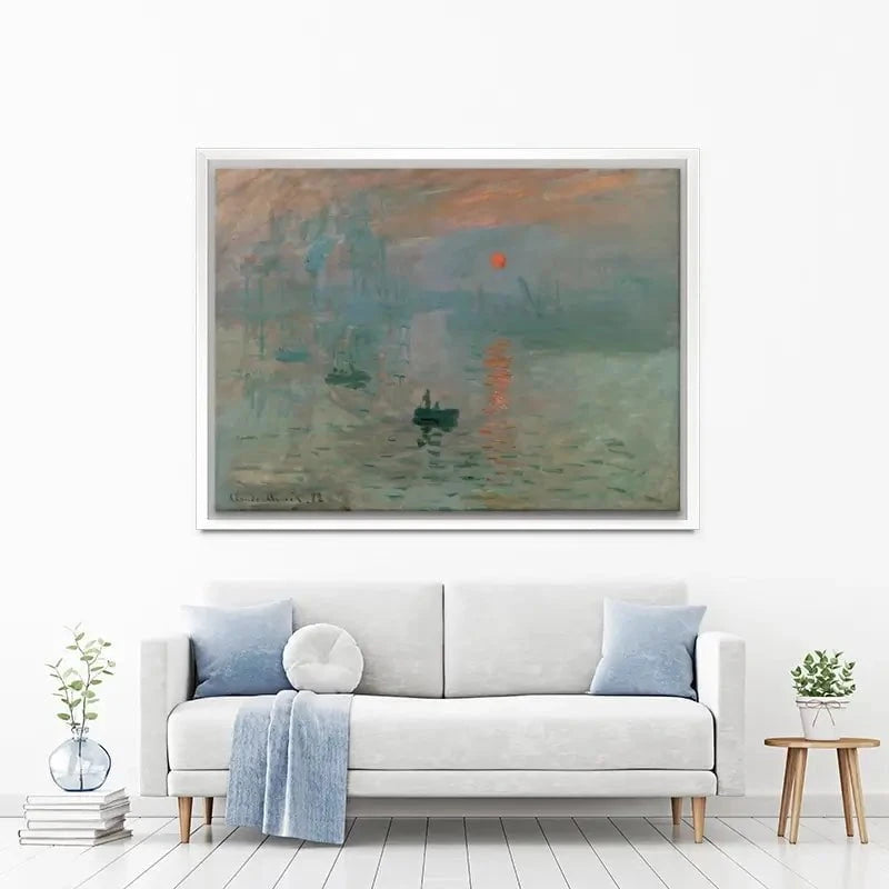 Impression, Sunrise Canvas Print Impression, Sunrise Canvas Print wall art product Claude Monet