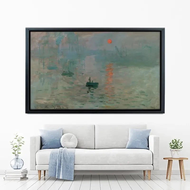 Impression, Sunrise Canvas Print Impression, Sunrise Canvas Print wall art product Claude Monet