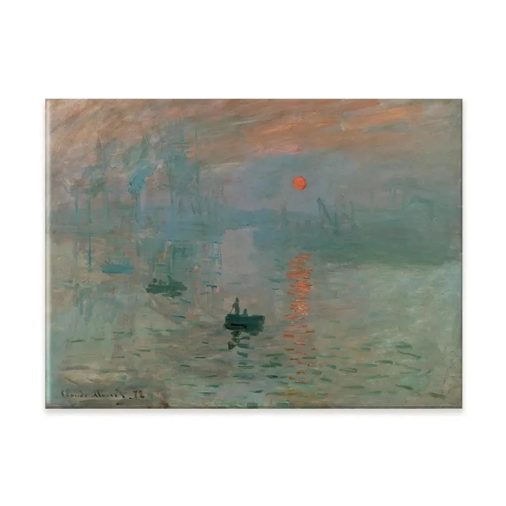 Impression, Sunrise Canvas Print Impression, Sunrise Canvas Print wall art product Claude Monet