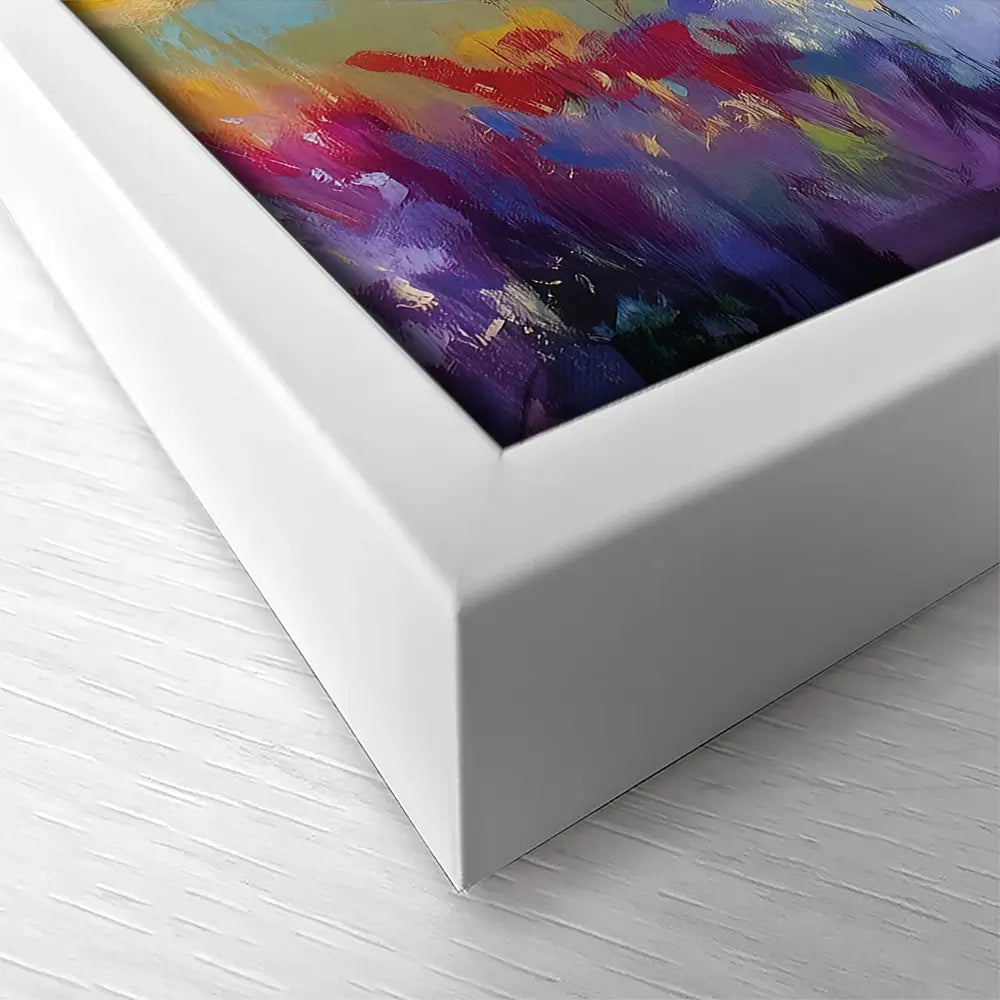 Impressions Of A Peaceful Valley Square Canvas Print Impressions Of A Peaceful Valley Square Canvas Print wall art product Leon Devenice