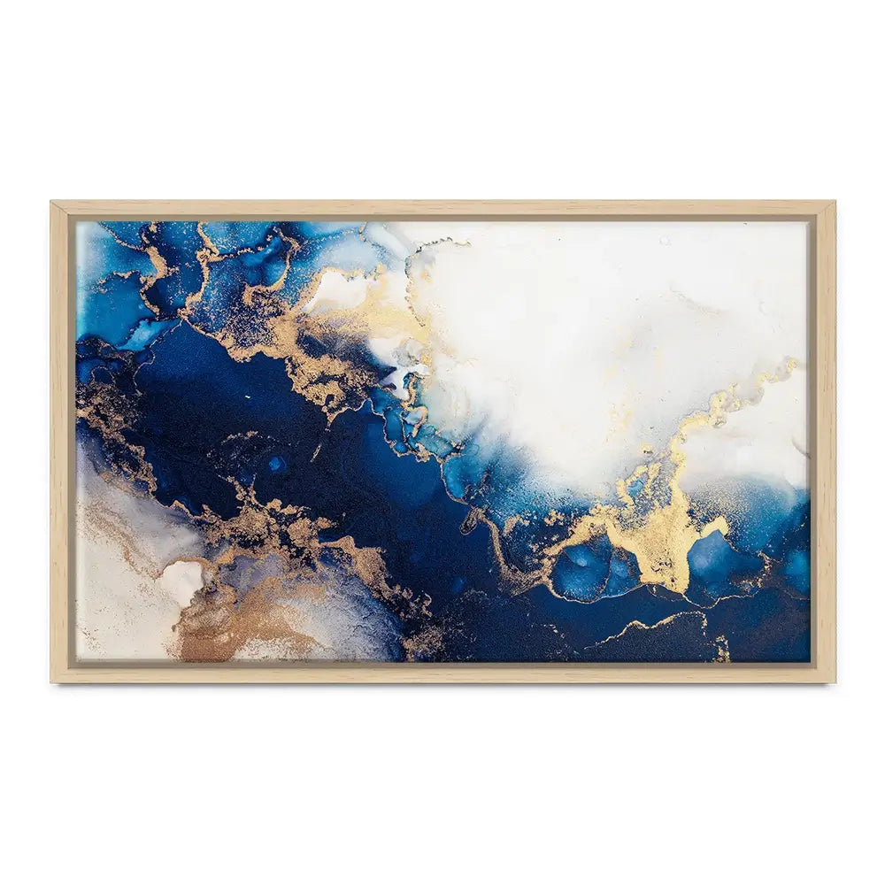 In The Deep Blue Oversized Canvas Print In The Deep Blue Oversized Canvas Print wall art product Art Print Shop